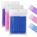 Microbrush Vactop 300 PCS - Disposable Micro Applicator Brushes for Eyelash Extensions & Makeup - Purple Blue Pink - Buy Online on GoSupps.com