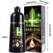 3 in 1 Hair Dye Shampoo Natural Plant Ingredients Black Hair Dye Shampoo Instant Hair Color Shampoo for Women and Men 500ml - Buy Online on GoSupps.com