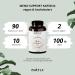 Menopause Capsules Supplement - Meno Support Complex with Vitamin B6 Red Clover Extract & Yam Root - 90 Count - Buy Online on GoSupps.com