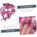 Healeved 1 Glass Chip Nail Art Jewels Nail Jewels Rhinestones Vintage Glass Nail Accessories DIY Fillers DIY Charm Fillers Nail Gems Resin Epoxy Glass Epoxy Fillers Nail Stickers Irregular 0.5X0.3cm Rosy - Buy Online on GoSupps.com