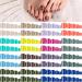 336 Pieces 14 Sets Short False Toenails Press on Toenails Short Square Glossy False Toe Nails Full Cover Square Fake Nails Artificial Toenail Tips for Nail DIY Manicure (Fresh Color)