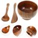 OUNONA Bol Pour Masque Facial En Bois Spatule Et Cuill re Pour M langer Masques Maison Et Salon De Beaut Accessoire Beaut Pour Soins Du Visage - Buy Online on GoSupps.com