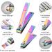 Nail Clippers for Acrylic Nails INFILILA Acrylic Nail Clippers Professional Adjustable Nail Tip Cutter Stainless Steel Acrylic Nail Trimmer Manicure Pedicure Sharp Rustproof Salon and Home DIY Rainbow - Buy Online on GoSupps.com