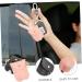 Shop Minkissy 6 STK PU Leather Key Ring Pendants & Travel Bottles | Hand Soap & Disinfectant Containers - International Shipping Available - Buy Online on GoSupps.com