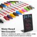 ZEYAR Liquid Chalk Marker 12 Colors - 3mm Fine Tip for Detailed Drawing | Writes on Chalkboards, Bistro Boards, Windows | Nonporous Surfaces | Wet Erase Marker - Buy Online on GoSupps.com