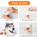 Dog Eye Wipes - Tear Stain Remover for Dogs & Cats | 100 Count Pet Finger Eye Wash Pads | Gentle & Unscented Eye Cleaning Wipes - Buy Online on GoSupps.com