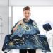 Kigai Butterfly Leaf Barber Cape | Professional Waterproof Hair Cutting Cape for Men & Women | Adjustable Snap Closure Hairdressing Cape - Buy Online on GoSupps.com