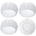 4 Pcs Mesh Sleep Bonnet Hair Nets for Women Sleeping Hair Cap Hat for Women White Night Sleeping Sleep Cap