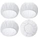 4 Pcs Mesh Sleep Bonnet Hair Nets for Women Sleeping Hair Cap Hat for Women White Night Sleeping Sleep Cap