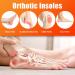 TOPSOLE Orthotic Insoles | Plantar Fasciitis Arch Support Inserts | Orthopedic Insoles for Men Women | Relieve Foot Pain | Shock Absorption | UK-12-30.2cm | Top272-red - Buy Online on GoSupps.com