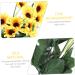 Zerodeko 3pcs Sunflower Plant Decor Bouquet Decors Flower Arrangement Bouquets Ramo De Flores Artificiales Artificial Flower Bouquets Home Decoration Plants Decor Silk Flower Wedding Bundle As Shown 33X17X17cm - Buy Online on GoSupps.com