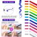 13 Pcs Multi-Color Hair Extensions - 20 Inch Clip-in Rainbow Highlights for Women & Kids - Buy Online on GoSupps.com