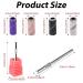 Qianyu 81 Piece Sanding Sleeves Sanding Caps Set Professional Nail Cutter Attachment Nail Sanding Bit Fine Grain Coarse Sanding Belts with Mandrel Bit for Manicure Pedicure White Black Purple Pink - Buy Online on GoSupps.com