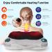 Shiatsu Massage Pillow with Heat | Deep-Kneading Neck Shoulder & Back Relief | 3 Speed Electrical Device - Light Gray - Buy Online on GoSupps.com
