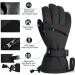Unigear Ski Gloves for Men & Women - Waterproof Slipproof Winter Sport Gloves for Skiing Snowboarding & Ice Skating - XS Black - Buy Online on GoSupps.com