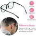 25 Pairs Silicone Glasses Ear Pads | Slide-Resistant Transparent Holder for Glasses & Sunglasses - Anti-Slip Sport Accessory - Buy Online on GoSupps.com