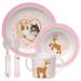 sigikid 25271 Melamine Set Pony Love girls and boys recommended from 36 months white/red/yellow Pony Love Pink