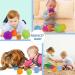 ROHSCE 6pcs Baby Textured Multi Ball Set - Soft Infant Sensory Massage Balls for Developmental Play - Buy Online on GoSupps.com
