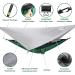 Portable Single Person Camping Hammock with Tree Straps, Mosquito Net, Rain Fly - Lightweight Parachute Nylon Hammock for Travel, Hiking, Backpacking - Camping Gear (Green/Dark Green) - Buy Online on GoSupps.com