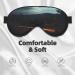 UFO At Night Print Double Sided Blackout Eye Mask - Best Sleep Mask for Men & Women - Buy Online on GoSupps.com