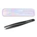 Tweezers for Eyebrows- MagicYee Professional Tweezers For Women/Men Tweezers Precision for Ingrown Hair and Facial Hair Removal, Splinter Brow Remover Tools, Tick Remover Tool Gifts -Black