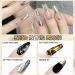 4x12ml Metallic Mirror Painting Liner Gel Polish Set Mirror Chrome Holographic Laser Effect Painted Gel Nail Polish Metal Drawing Striper Gel Build in Thin Brush Nail Art Manicure Set D (Set D) - Buy Online on GoSupps.com