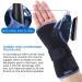 VELPEAU Wrist Brace with Thumb Spica Splint for De Quervains Tenosynovitis Carpal Tunnel Pain - Medium Size, Left Hand - Buy Online on GoSupps.com