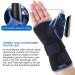 Velpeau Wrist Brace with Thumb Spica Splint for De Quervain's Tenosynovitis, Carpal Tunnel Pain - Medium Size, Right Hand - Buy Online on GoSupps.com