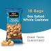 Nut Harvest Sea Salted Whole Cashews 2.25 Oz - Pack of 16 | Premium Snacks - Buy Online on GoSupps.com