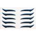 Autocollants pour Eye Liner | D calque Fard Paupi res Femme - Adh sif Tenue Longue Bandes Pour Sorties Danse Voyage Sc ne M res Bleu - Buy Online on GoSupps.com