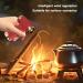 Hair Dryer 60W 1100mAh Battery Mini Dust Blower High Speed Bladeless for Camping for Home (Red) - Buy Online on GoSupps.com