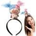 TROONZ Doll Hair Hoop Constellation Doll Hairband Cute Hairhoops | Cute Hairhoops for Styling Makeup Fashion Plush Doll Hairband for Girls Kids - Buy Online on GoSupps.com