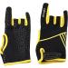 Men & Women Large-X-Large Yellow Bowling Gloves | Lycra Breathable Stair Fabric Cycling Gloves with Microfiber and Silica Gel - Left/Right Hand Fitness Gloves - Buy Online on GoSupps.com