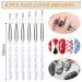 AROIC 28 Pcs Acrylic Nail Brush Set with UV Gel & 3D Extension Brushes - Nail Art DIY Kit with Dotting Nail Pen in White Box - Buy Online on GoSupps.com
