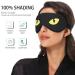Haskirky Light Blocking Eye Mask - Adjustable Unisex Travel Eye Mask for Deep Sleep and Meditation - Yellow - Buy Online on GoSupps.com
