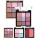 Palette de Maquillage pour Femmes | Palette Visage avec Fard Joues et Illuminateur - Effets Satin s et Mats Cosm tiques Doux Beaut pour Soir e et Voyages # 01 - Buy Online on GoSupps.com