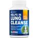 LUNGWELL Quit Smoking Aid - Made in USA - Helps to Clear Lungs & Stop Smoking - Infused with Mullein & L-Tryptophan for Lung Cleanse & Stress Relief