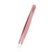 Rubi's tweezers Evolution 2in1 - pointed weird and fine - splinter tweezers for ingrown hair and splinter - pluck eyebrows - pink