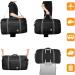 Foldable Duffle Bag 36 inches (120 Liter) - Lightweight Duffel for Travel & Sports - WANDF Black - Buy Online on GoSupps.com