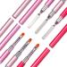 WOKOTO 3pcs Dual-Ended Gel Nail Brushes - 2 Way Gel Spatula For Nail Art Extension and Acrylic Nails Design - Buy Online on GoSupps.com