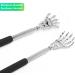 RASCADY Telescopic Back Scratcher - 58cm Extendable Back Crawler for Head & Back Massage - Comfortable Bone Hand - Black - Buy Online on GoSupps.com