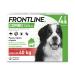 FRONTLINE Combo Dog - Anti Flea, Anti-Tick - Protects Habitat1, Eliminates Fleas for 8 Weeks/Ticks for 4 Weeks - For Dogs +40 kg - Made in France - 4 Pipettes