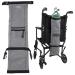 Vive Oxygen Tank Holder for Wheelchair - Portable Medical Cylinder Backpack for Travel - Carrier Accessories Bag for Walker Rollator Scooter - Case Fits Canister Sizes M2 M4 M6 M9 C D E Gray