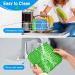 Lick Mat for Dogs Cats - CIICII Dog Slow Feeder Licking Mat with Suction Cups and Orange Spatula - Anti-Slip Food Grade Silicone - 7.9*7.9 Inch - Buy Online on GoSupps.com