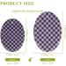 3-Pack Cleaning Kitchen Sponges Oval Purple Black Stripe Kitchen Cellulose Dishwashing Wood Pulp Cotton - Buy Online on GoSupps.com