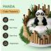 SugarArt Edible Panda Cake Topper - Handmade Animal Cake Decorations - Perfect on Fondant Butter Cream & Icing Sugar Cakes - Made of Sugar - Contains Food Colors (1 Pc Panda) - Buy Online on GoSupps.com