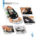 G2 16 Inch Kids Snowshoes with Snow Baskets and Fast Ratchet Binding - Orange Snowshoe Set for Boys and Girls with Storage Bag and Poles - Buy Online on GoSupps.com