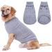Turtleneck Dog Jumper Fall Winter Sweater Knitted Pet Pullover Soft Warm Pets Clothes Outfit for Small Medium Dogs Elastic Comfortable Dog Sweater Coat for Indoor Outdoor(SIZE:M) - Buy Online on GoSupps.com
