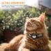 Reflective GPS Cat Neck Band with Apple AirTag Holder | Adjustable & Safe for Cats Kittens & Small Dogs - Black - Buy Online on GoSupps.com