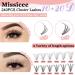 DIY Lash Extension Set - Missicee 240 Pieces 10D/20D Cluster Lashes (8-12mm) with Tweezers & Spiral Brush | High-Quality False Eyelashes for Easy Application - Buy Online on GoSupps.com